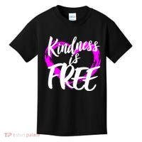 Kindness Is Free Kids T-Shirt thumb 0