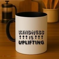 Kindness Is Uplifting Coffee Mug thumb 4