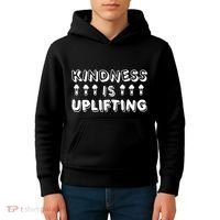 Kindness Is Uplifting Kids Hoodie thumb 4