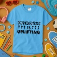Kindness Is Uplifting Kids T-Shirt thumb 3