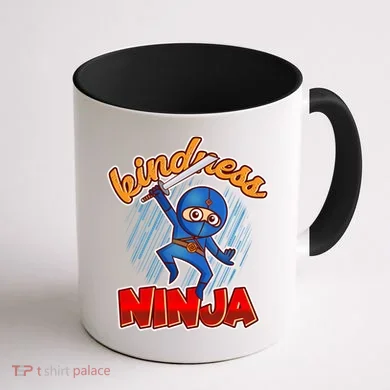 Kindness Ninja Coffee Mug back
