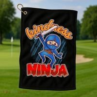 Kindness Ninja Golf Towel thumb 1