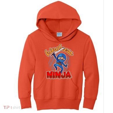 Kindness Ninja Kids Hoodie