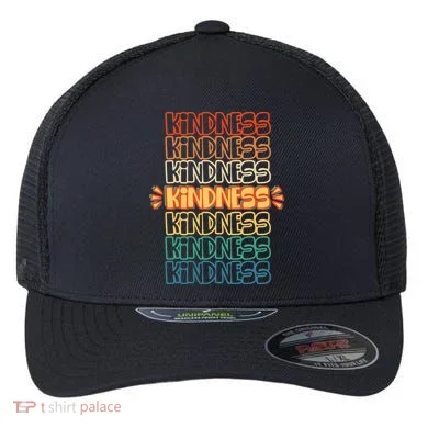 Kindness Pattern Flexfit Unipanel Trucker Cap