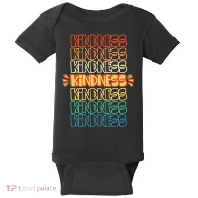 Kindness Pattern Baby Bodysuit