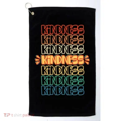 Kindness Pattern Golf Towel
