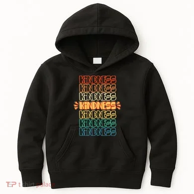 Kindness Pattern Kids Hoodie