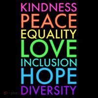 Kindness Peace Equality Love Hope Diversity Women's Tank Top thumb 5