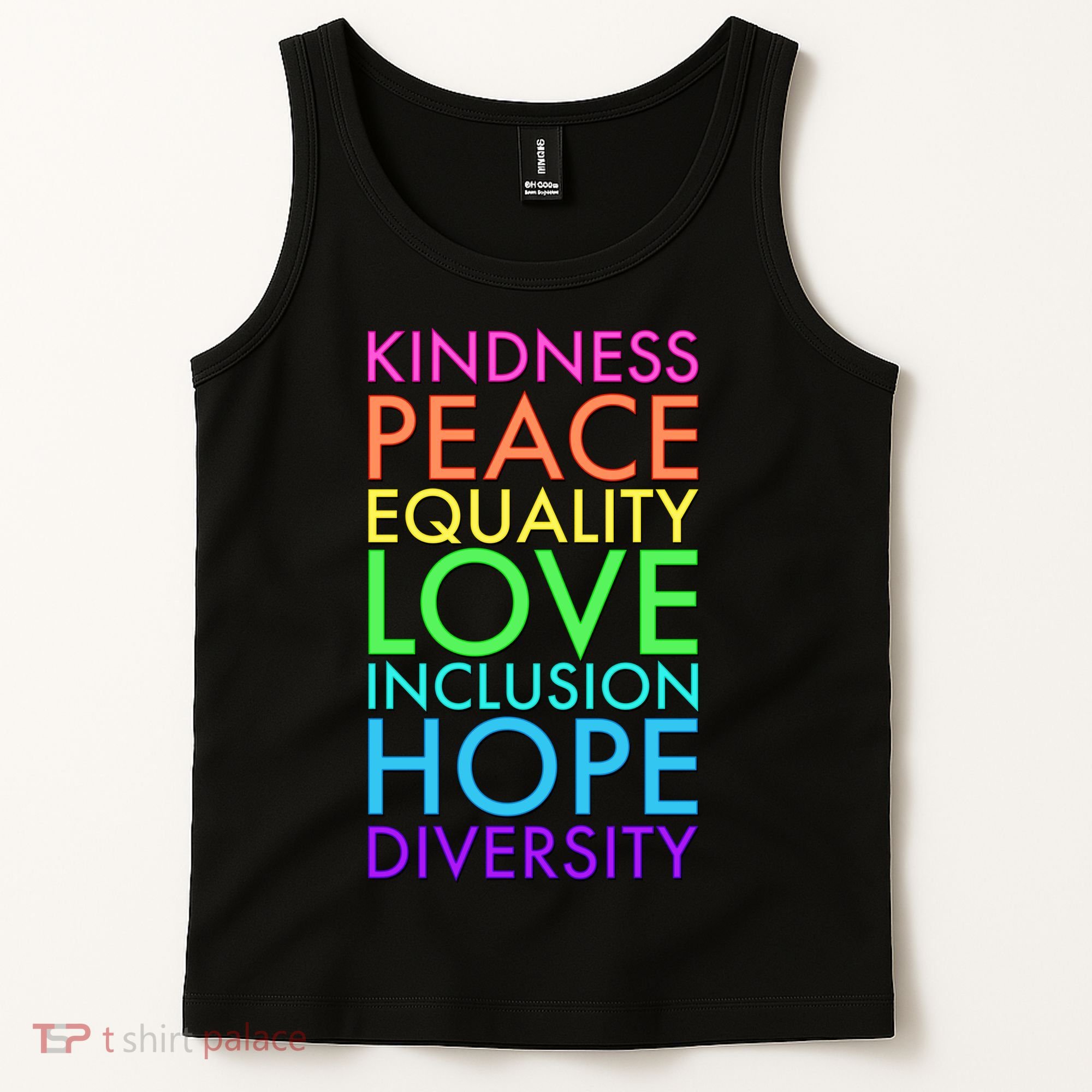 Kindness Peace Equality Love Hope Diversity Tank Top