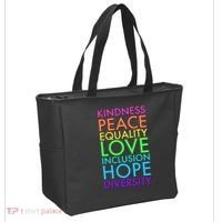 Kindness Peace Equality Love Hope Diversity Tote Bag thumb 2