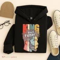 King African American Black Father Hoodie thumb 4