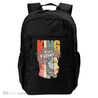 King African American Black Father Backpack