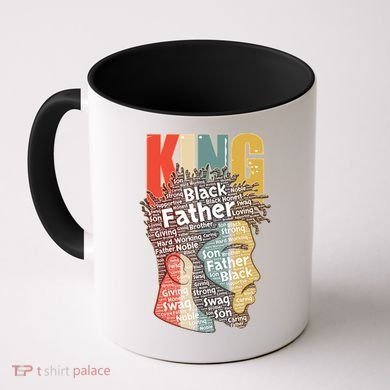 King African American Black Father Coffee Mug