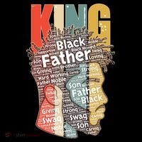 King African American Black Father Women's Hoodie thumb 2