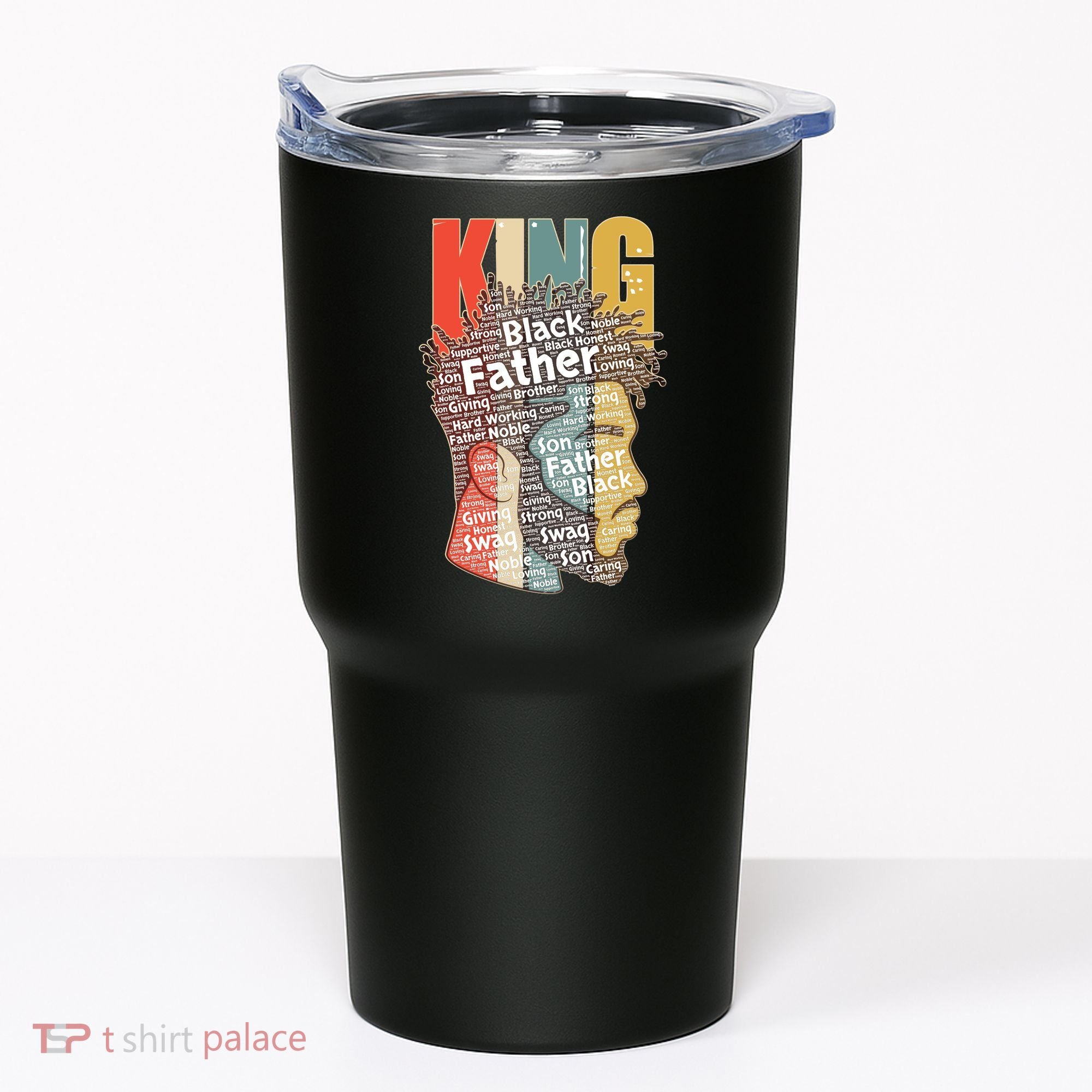 King African American Black Father Tumbler
