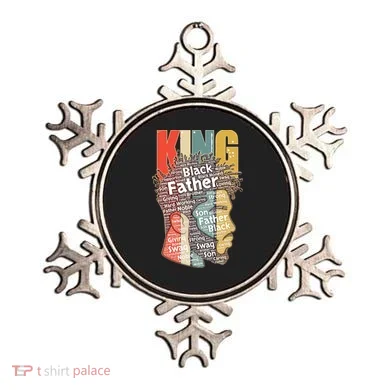 King African American Black Father Ornament