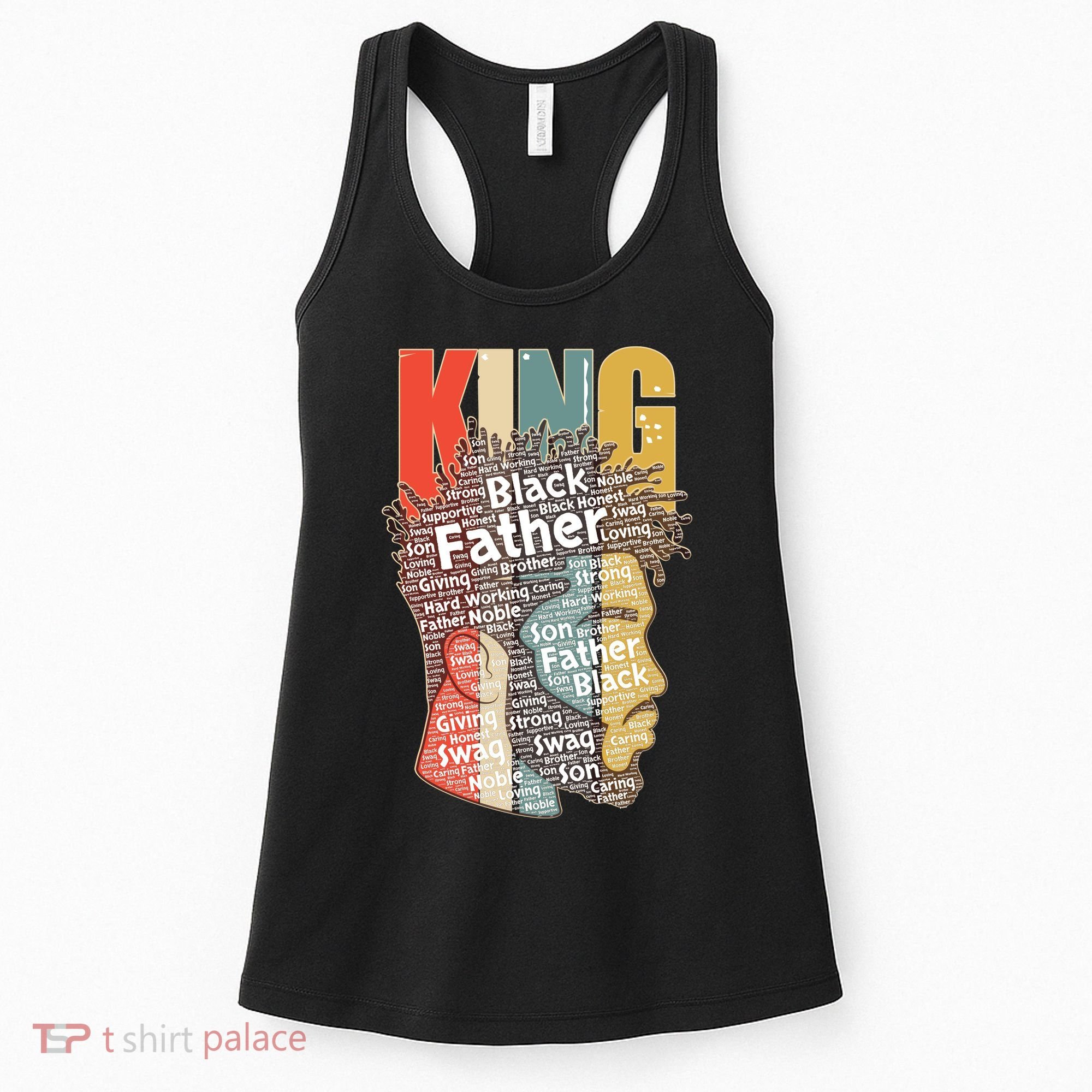 King African American Black Father Women's Tank Top