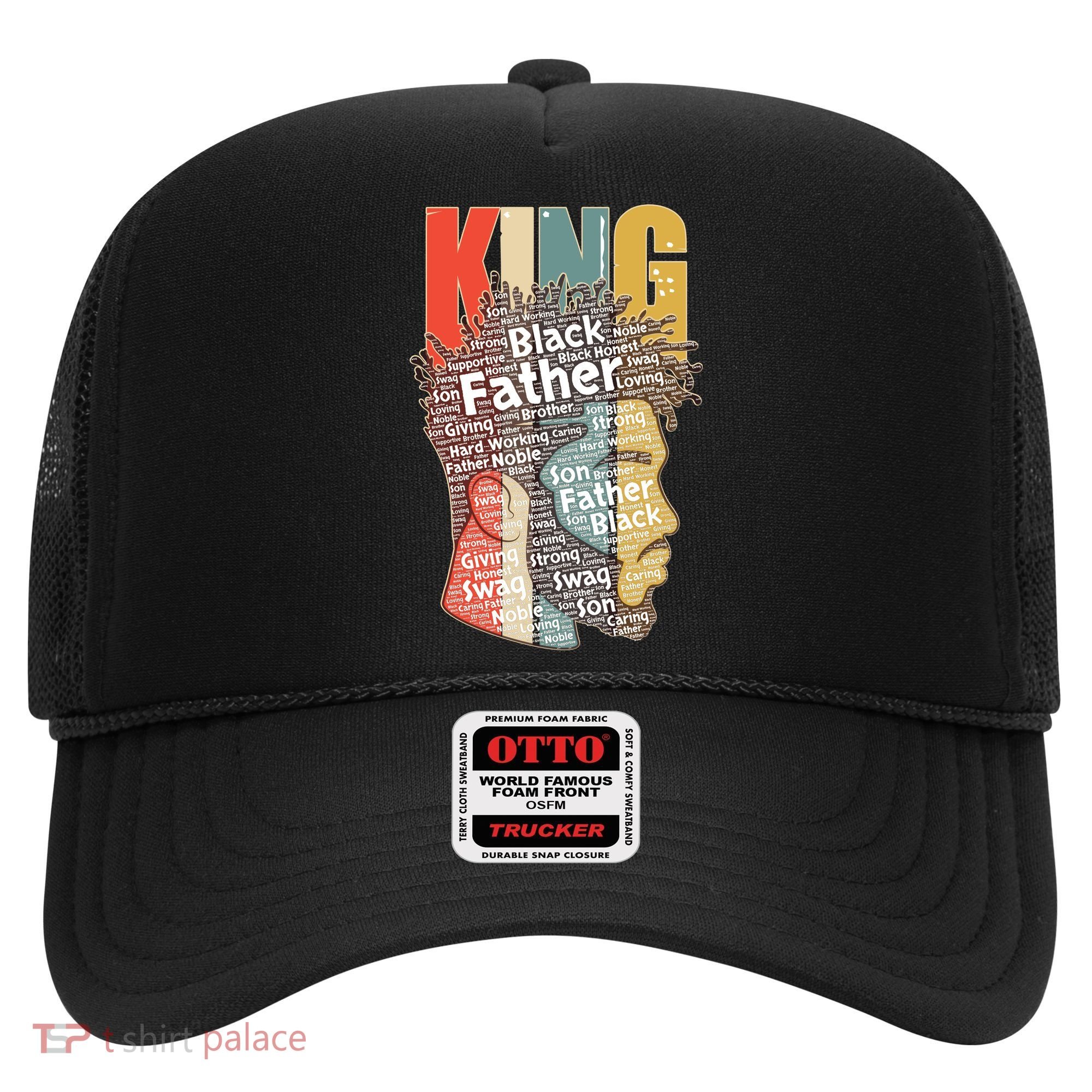 King African American Black Father Hat