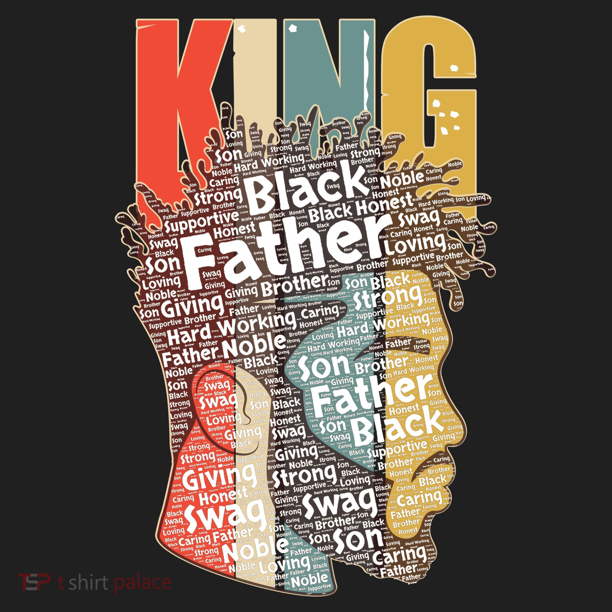 King African American Black Father Hat
