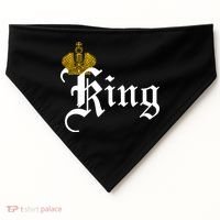 King Crown Old English Logo USA-Made Doggie Bandana thumb 0