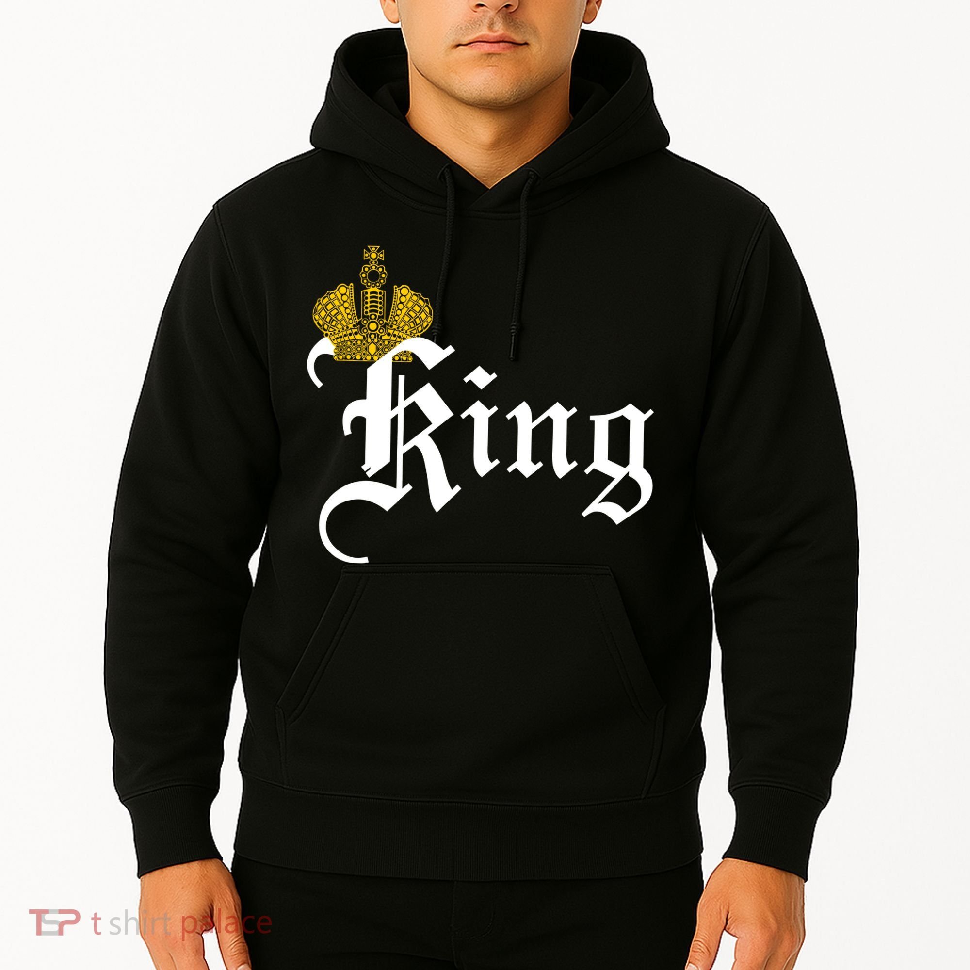 King Crown Old English Logo Hoodie