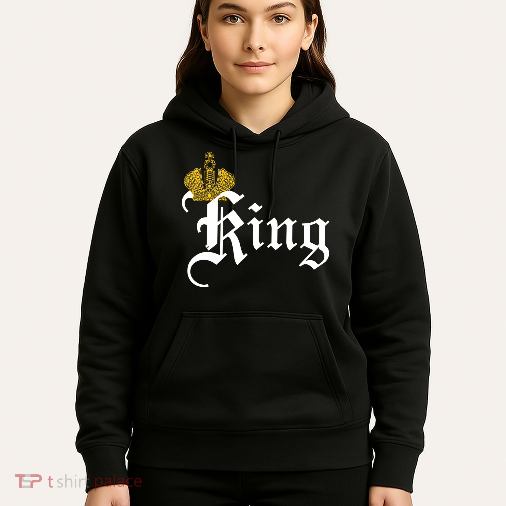 King Crown Old English Logo Hoodie