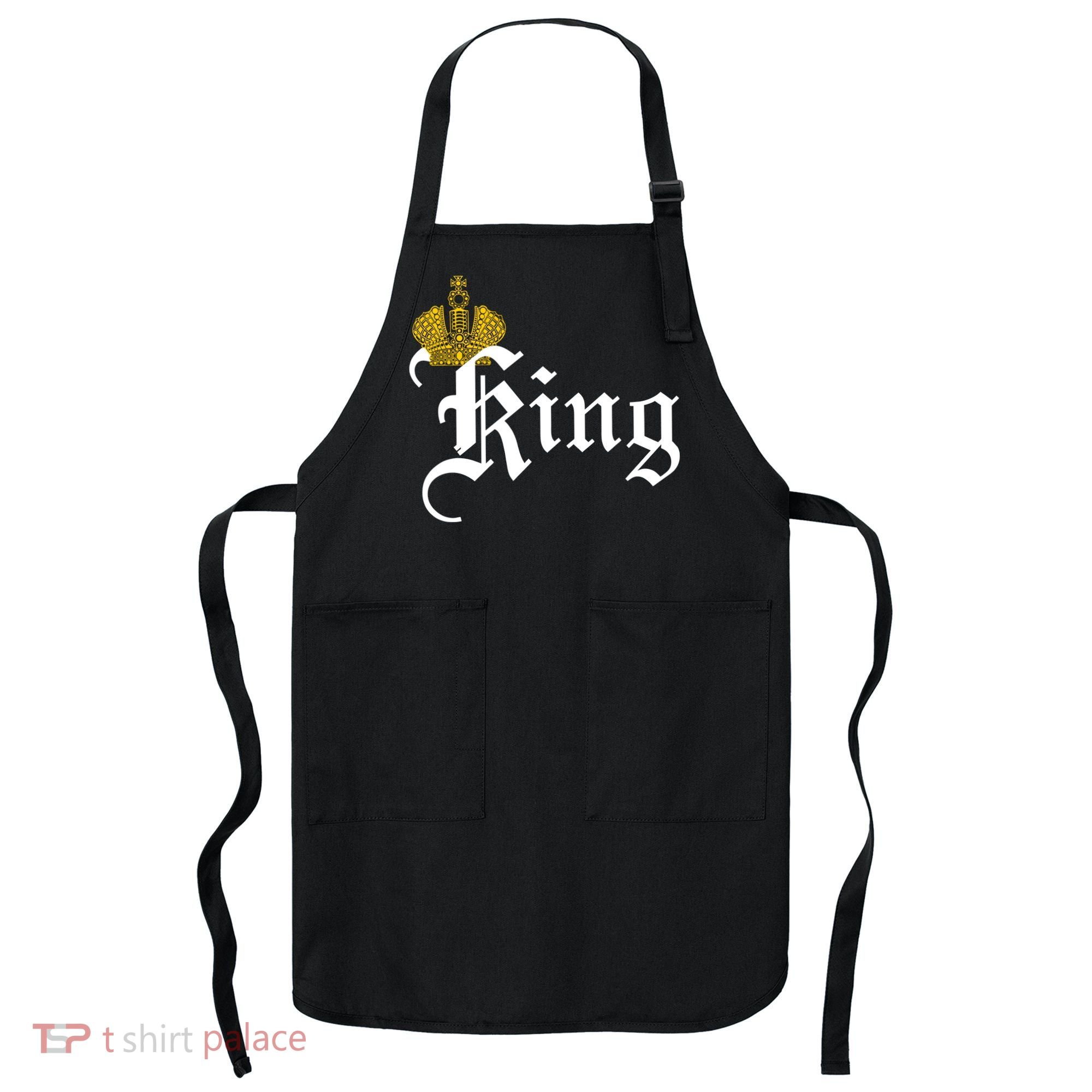 King Crown Old English Logo Apron