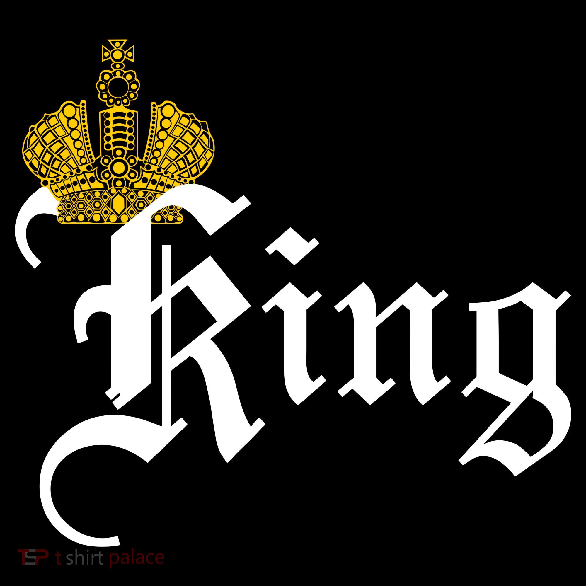 King Crown Old English Logo T-Shirt