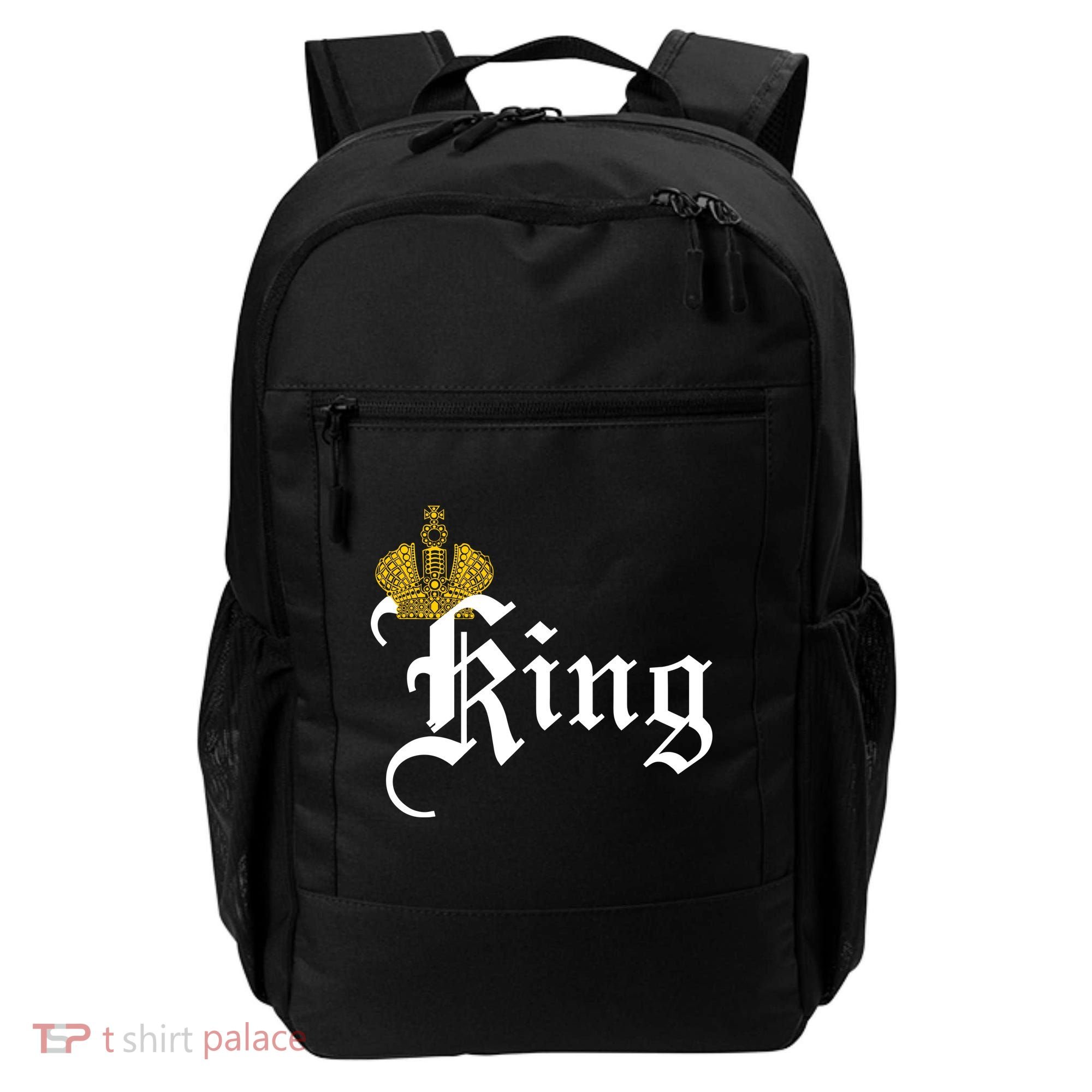King Crown Old English Logo Backpack