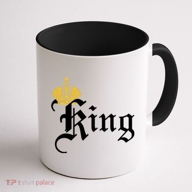 King Crown Old English Logo Coffee Mug back