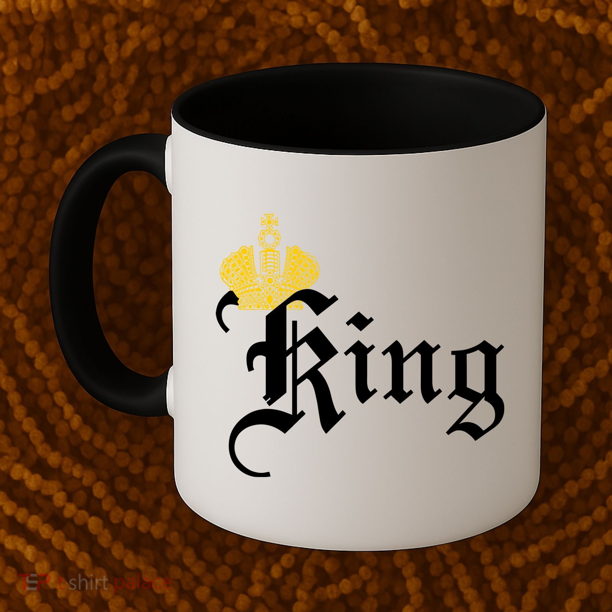King Crown Old English Logo Coffee Mug