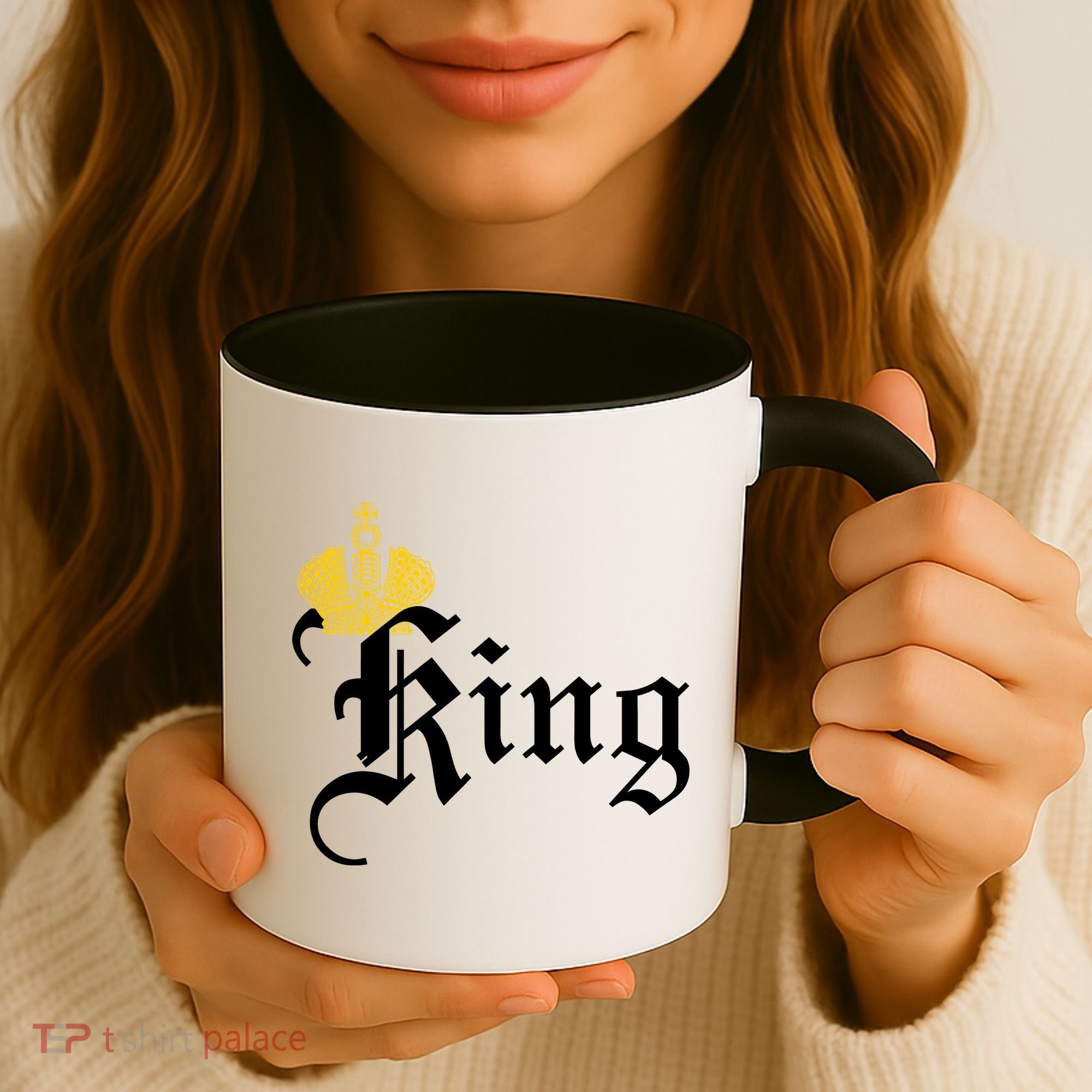 King Crown Old English Logo Coffee Mug