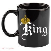 King Crown Old English Logo 11oz C Handle Ceramic Mug thumb 2