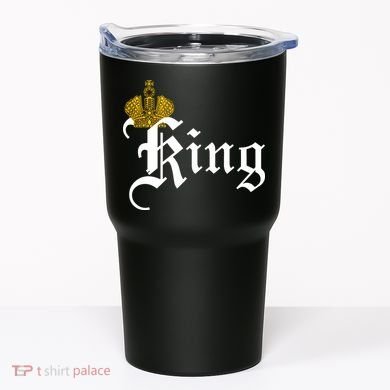 King Crown Old English Logo Tumbler