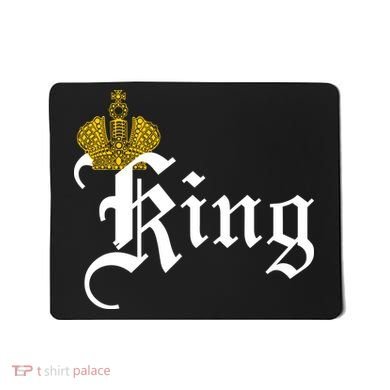 King Crown Old English Logo Mousepad