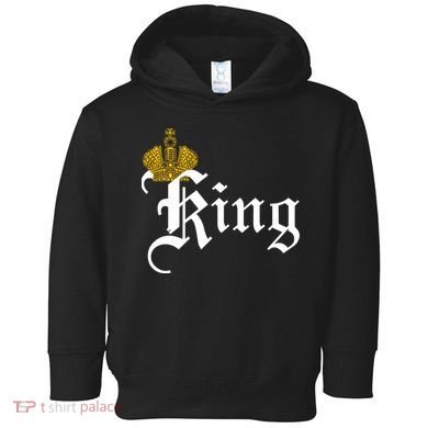 King Crown Old English Logo Toddler Hoodie