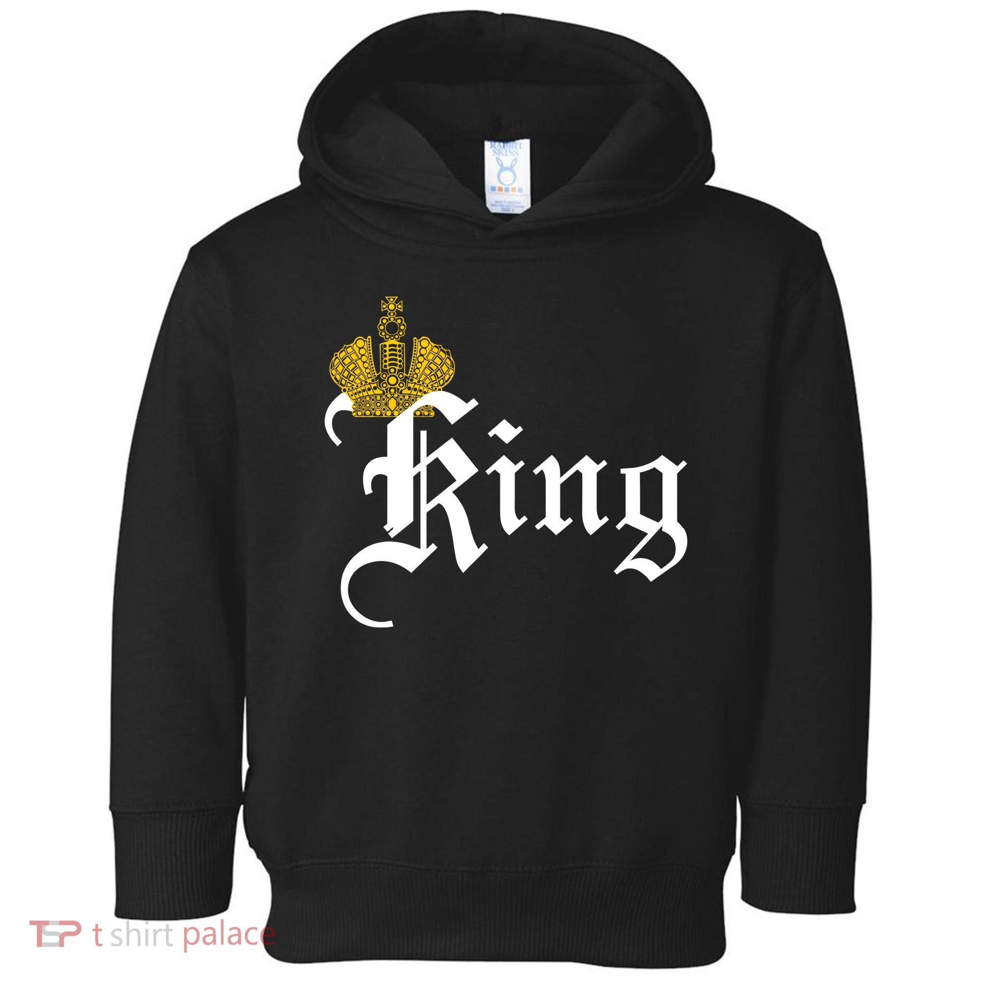 King Crown Old English Logo Toddler Hoodie