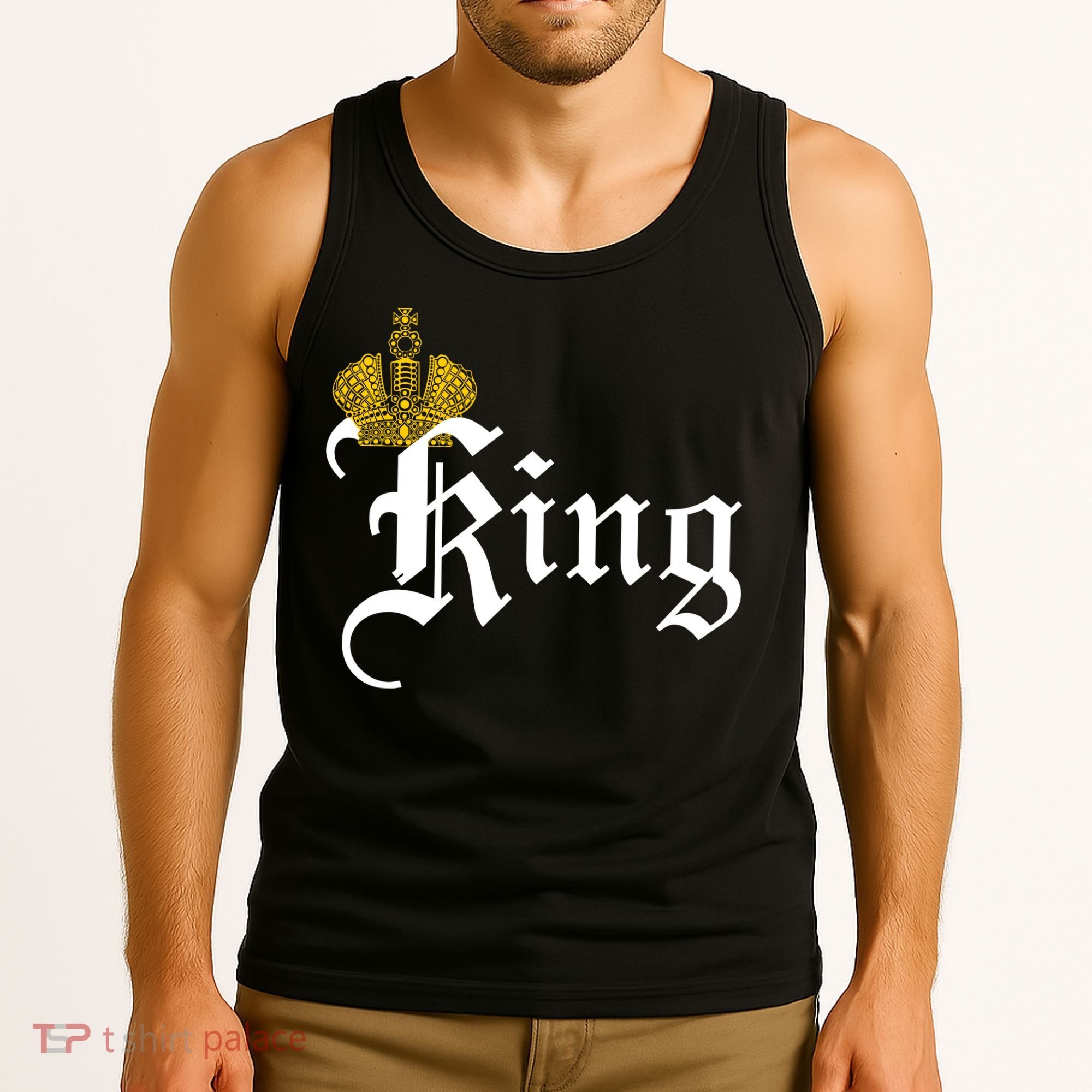 King Crown Old English Logo Tank Top