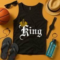King Crown Old English Logo Tank Top thumb 4