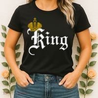 King Crown Old English Logo Women's T-Shirt thumb 2