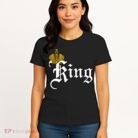 King Crown Old English Logo Women's T-Shirt thumb 4