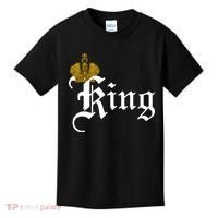 King Crown Old English Logo Kids T-Shirt thumb 0