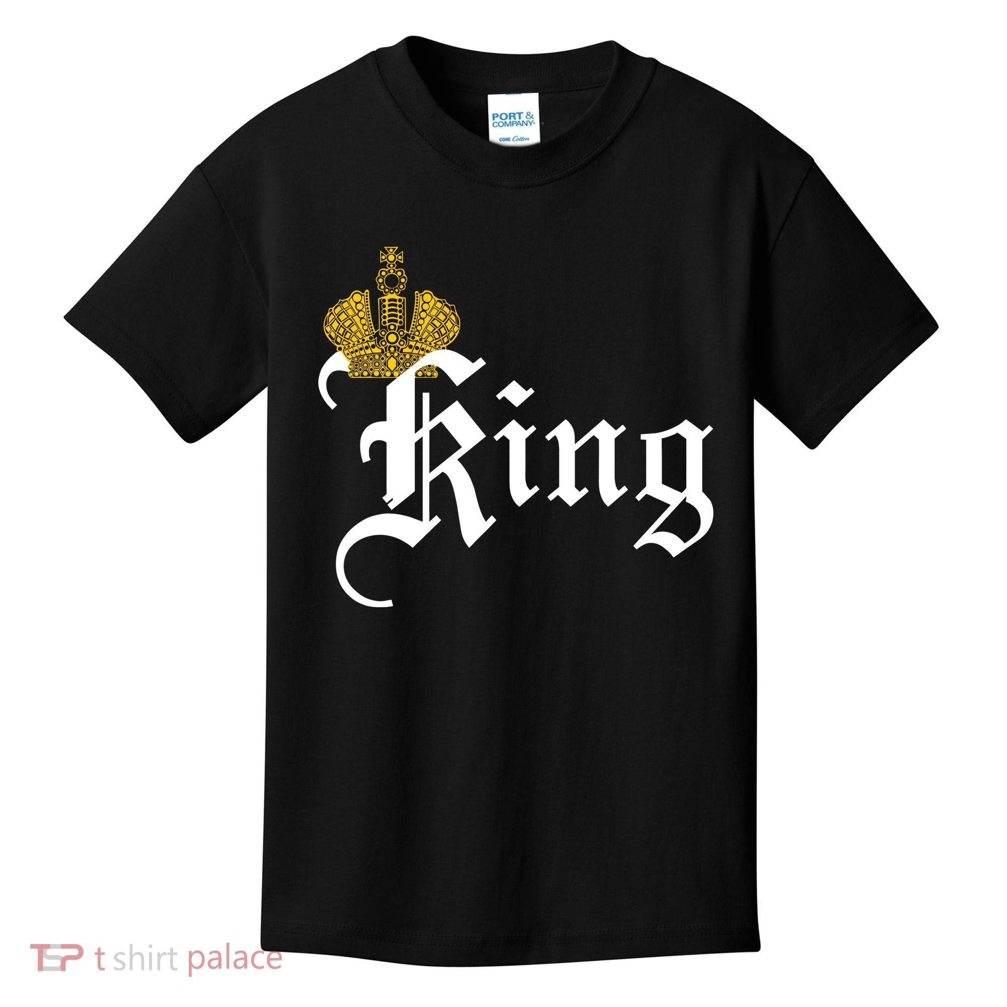 King Crown Old English Logo Kids T-Shirt