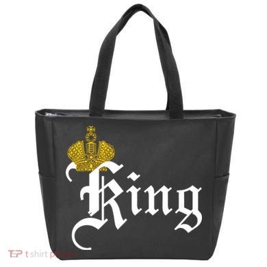 King Crown Old English Logo Tote Bag