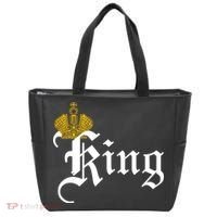 King Crown Old English Logo Tote Bag thumb 0
