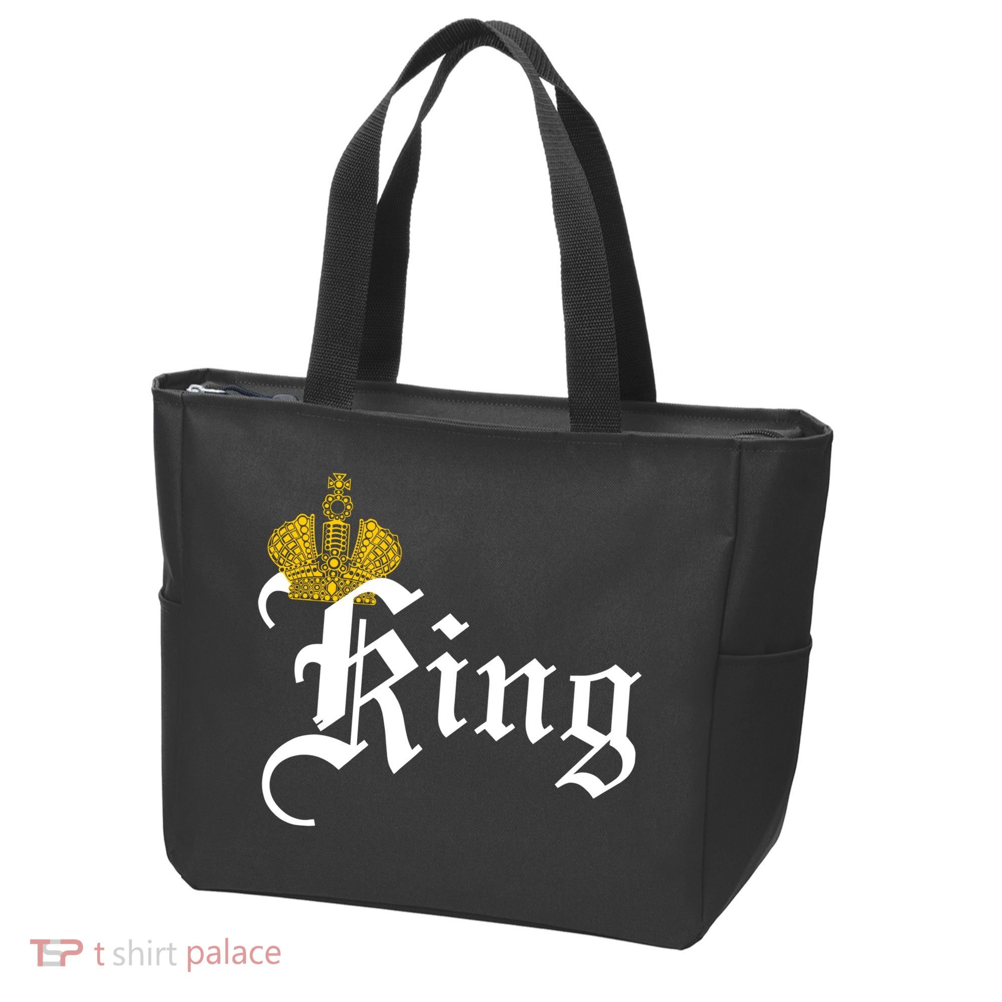 King Crown Old English Logo Tote Bag