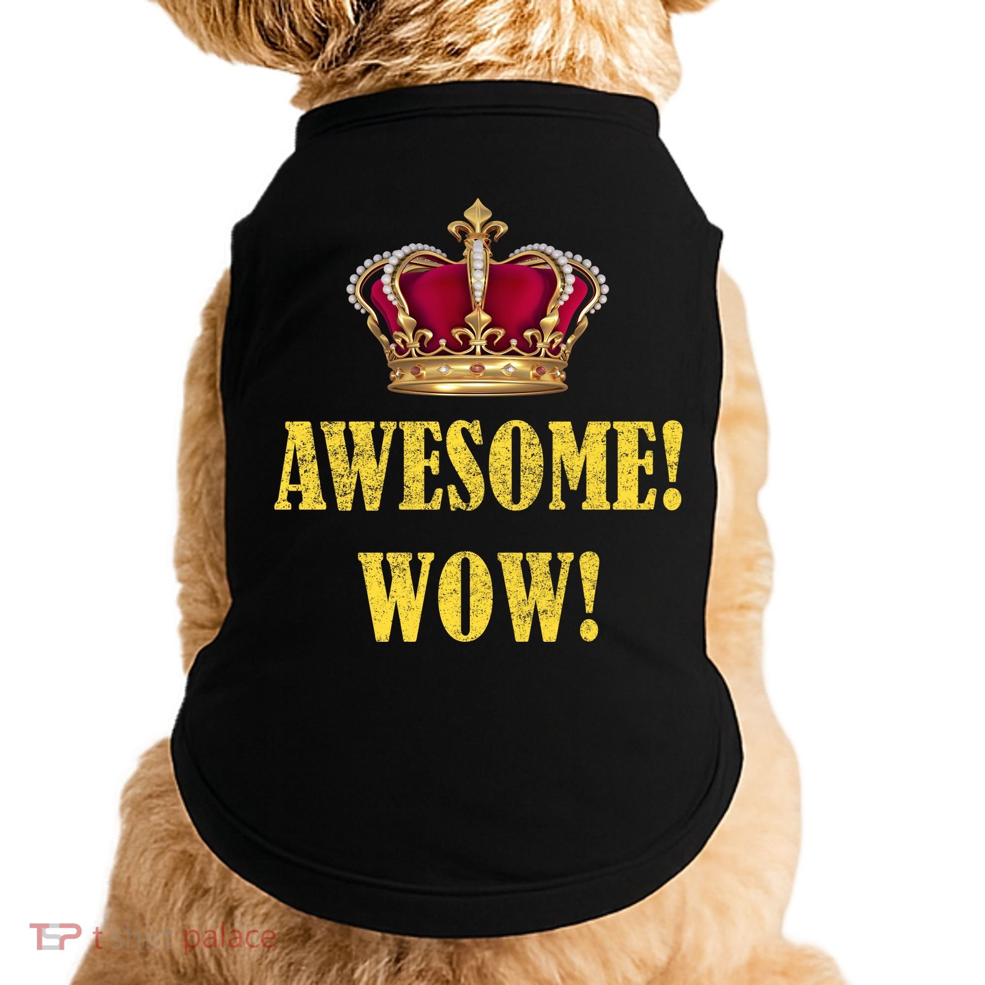 King George Awesome Wow Found Father Hamilton Doggie Tank
