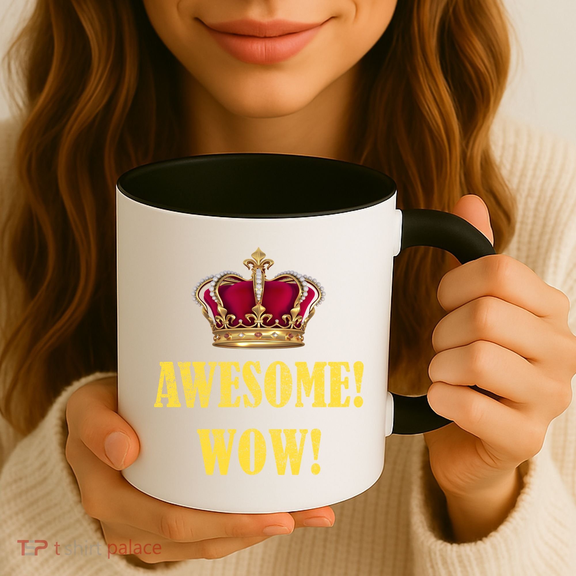 King George Awesome Wow Found Father Hamilton Coffee Mug