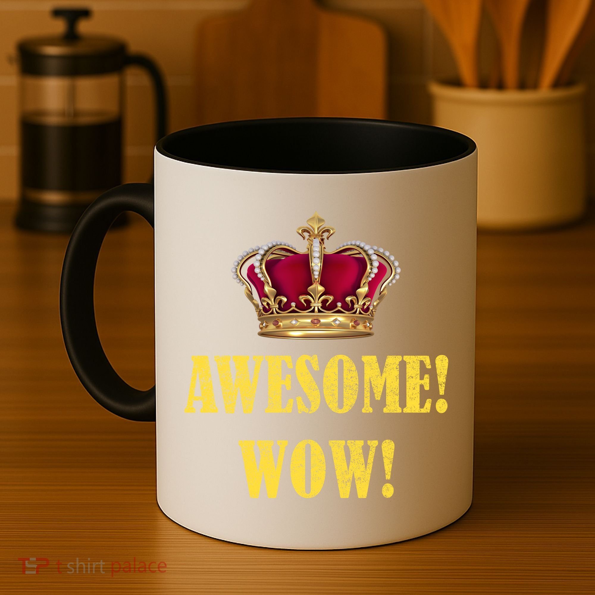 King George Awesome Wow Found Father Hamilton Coffee Mug