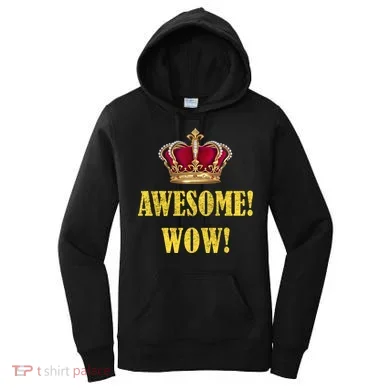 King George Awesome Wow Found Father Hamilton Women's Hoodie